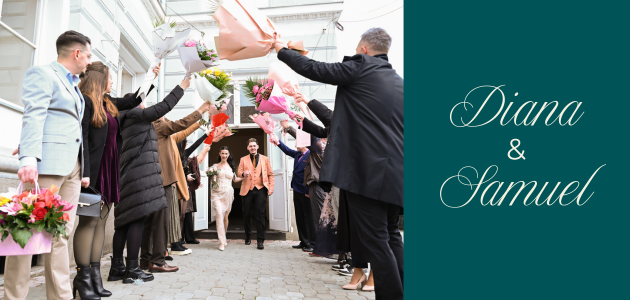 Cununie civilă de Ziua Îndrăgostiților - Povestea Dianei și a lui Samuel