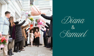 Cununie civilă de Ziua Îndrăgostiților - Povestea Dianei și a lui Samuel